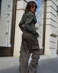 Dia Green Cargo Pants