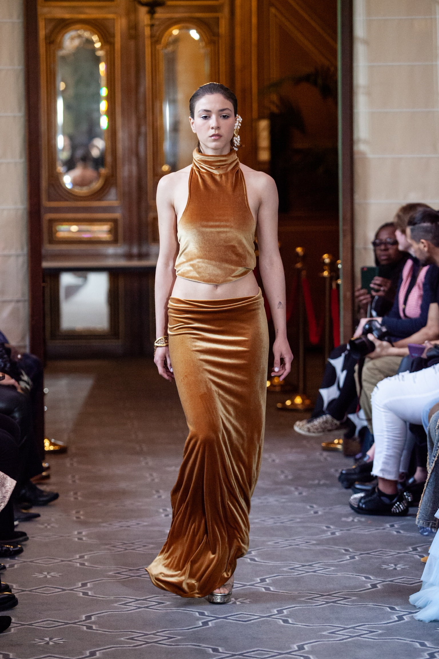 Paris Gold Velvet Set