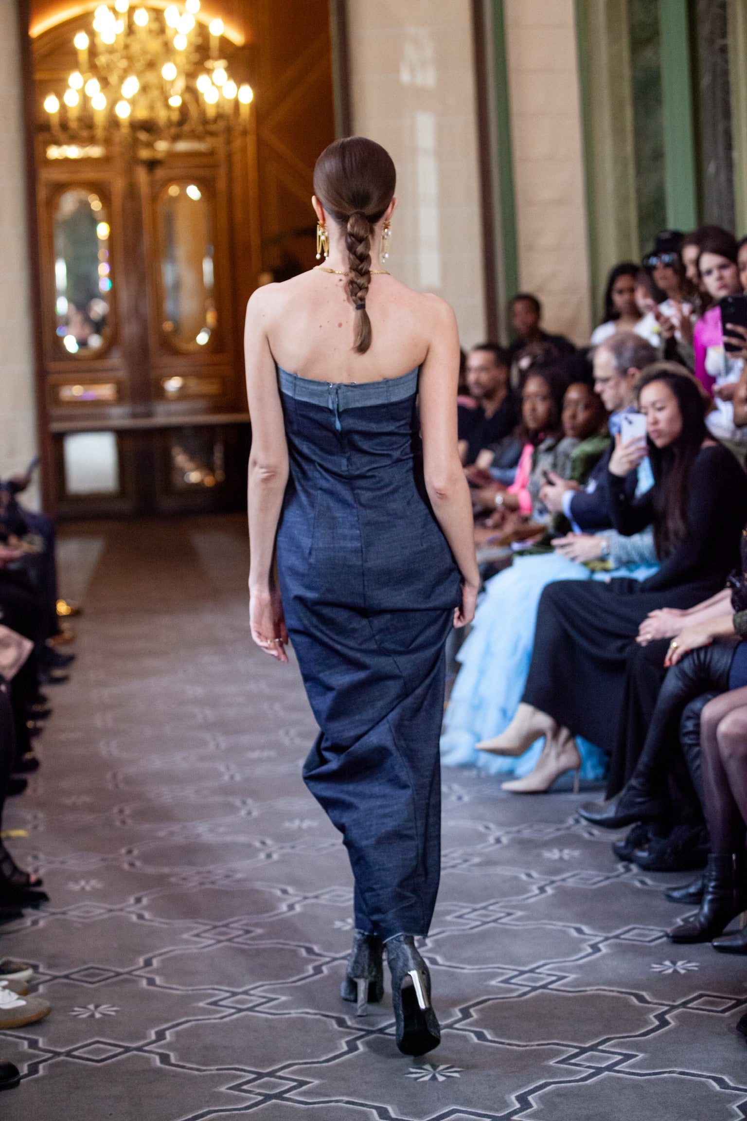 Brandy Demin Maxi Dress