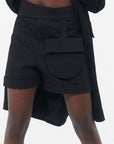 Black High Waisted Shorts