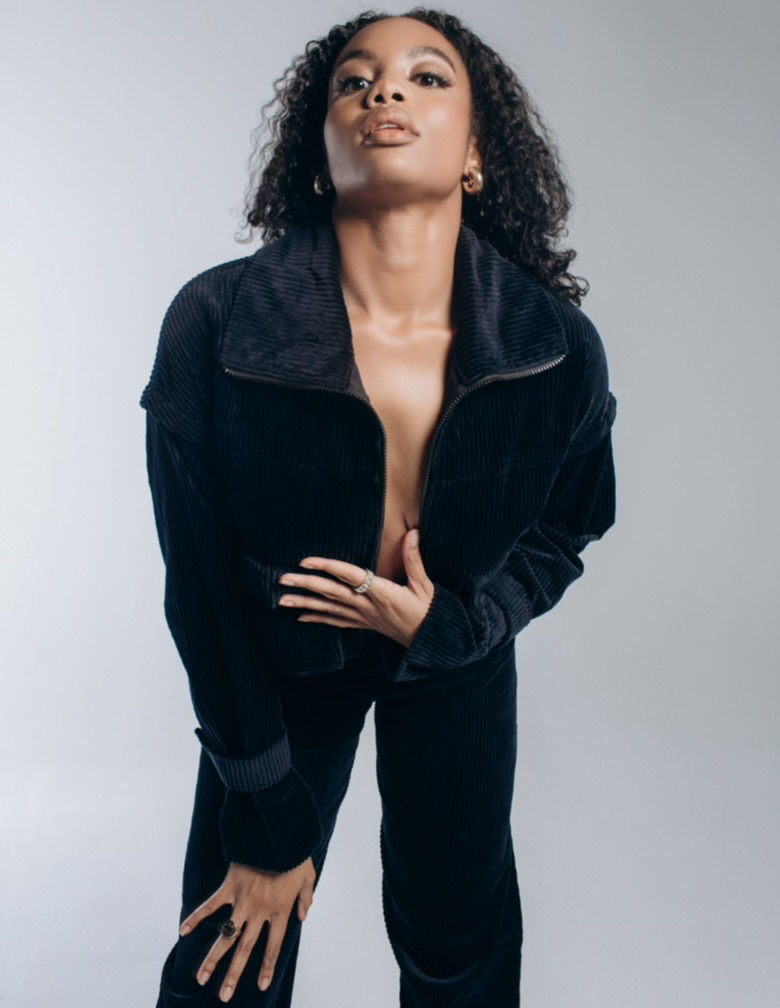 Navy Corduroy Jacket