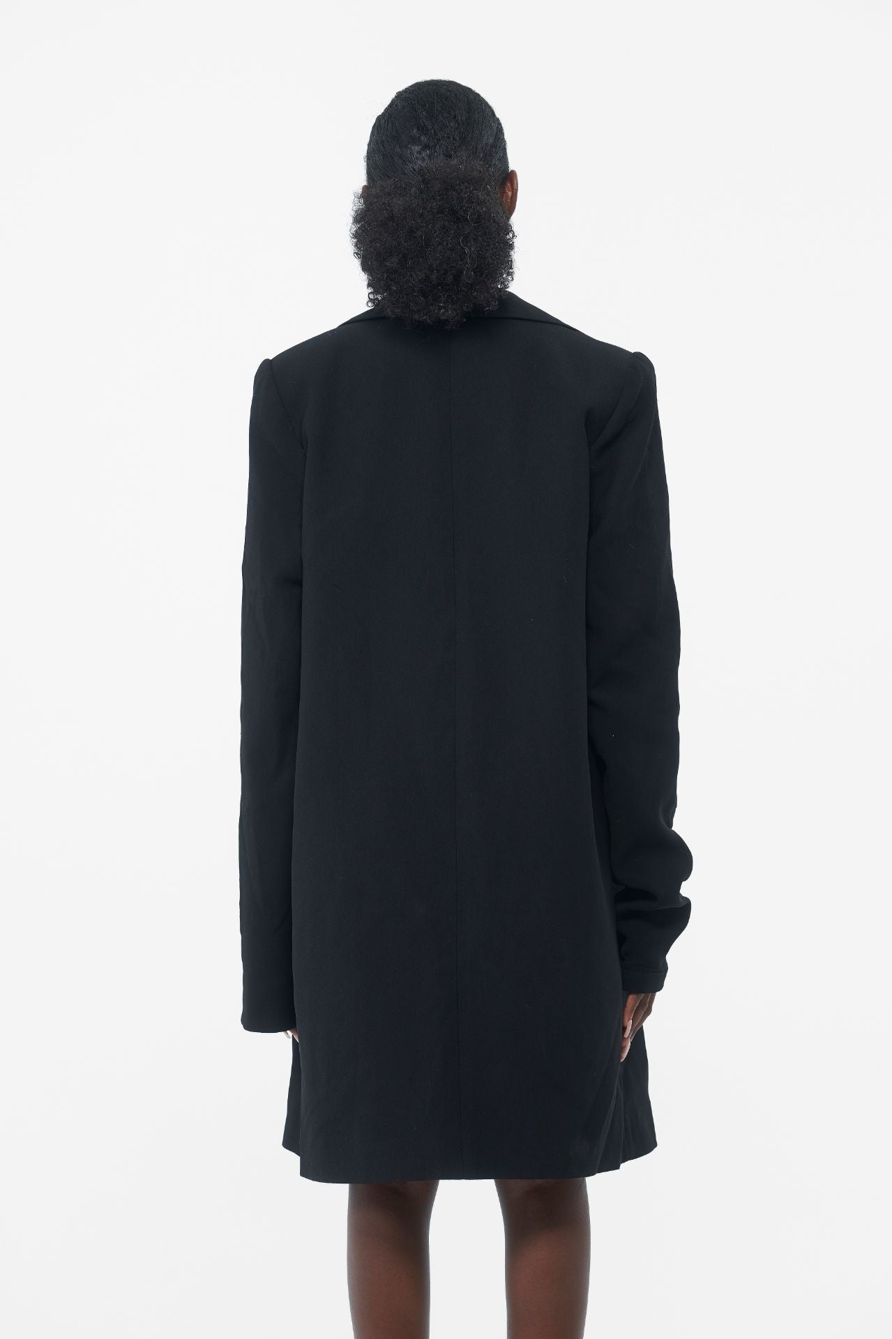 Black Oversized Boyfriend Blazer