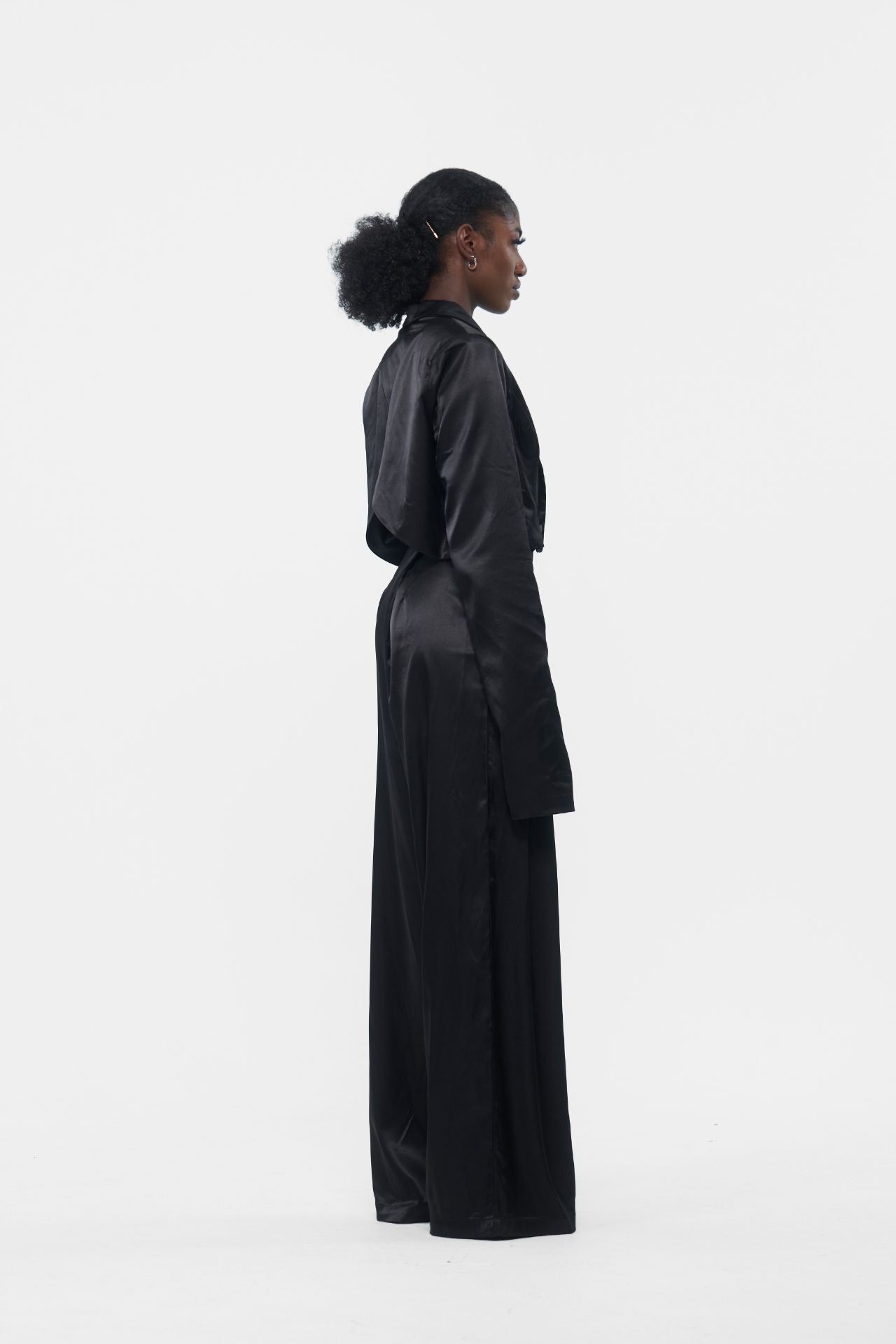 Black Silk Pants